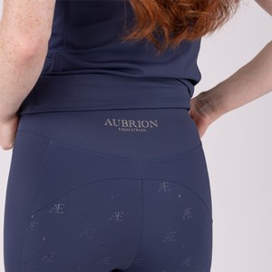 Shires Shires Aubrion Equestrian Riding Tights in Midnight
