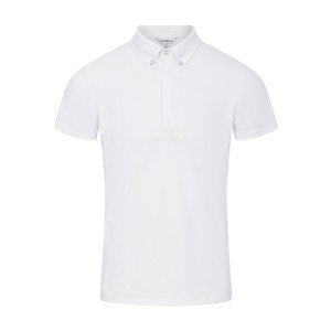 LeMieux LeMieux Mens Short Sleeve Competition Shirt in White