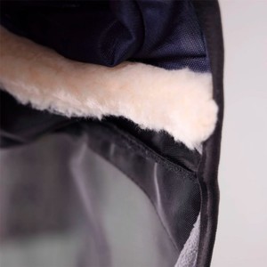 Shires Shires FlyGuard Pro Deluxe Fly Mask with Ears & Nose Fringe in Navy
