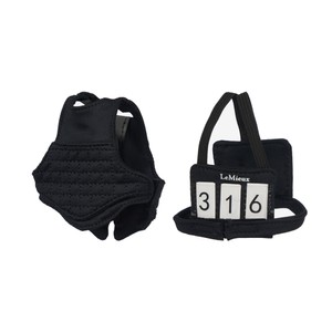LeMieux LeMieux Toy Rider Body Protector And Number Bib in Black