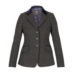 Shires Shires Aubrion Saratoga Ladies Show Jacket in Elm Green Check