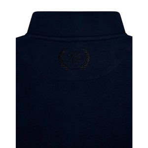 Holland Cooper Holland Cooper Mens Quarter Zip Sweat in Ink Navy
