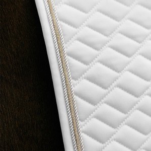 LeMieux LeMieux Brilliance Dressage Square Saddle Pad in White