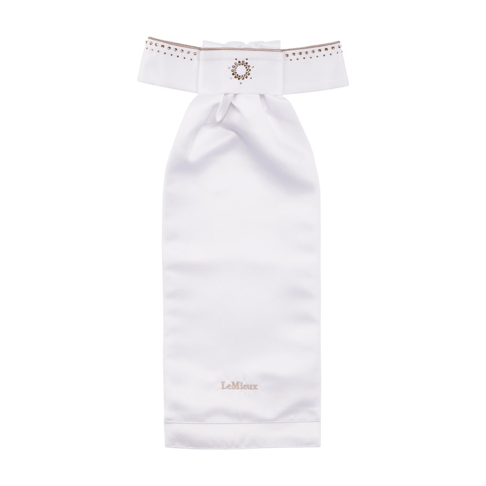 LeMieux LeMieux Brillance Stock in White/Espresso