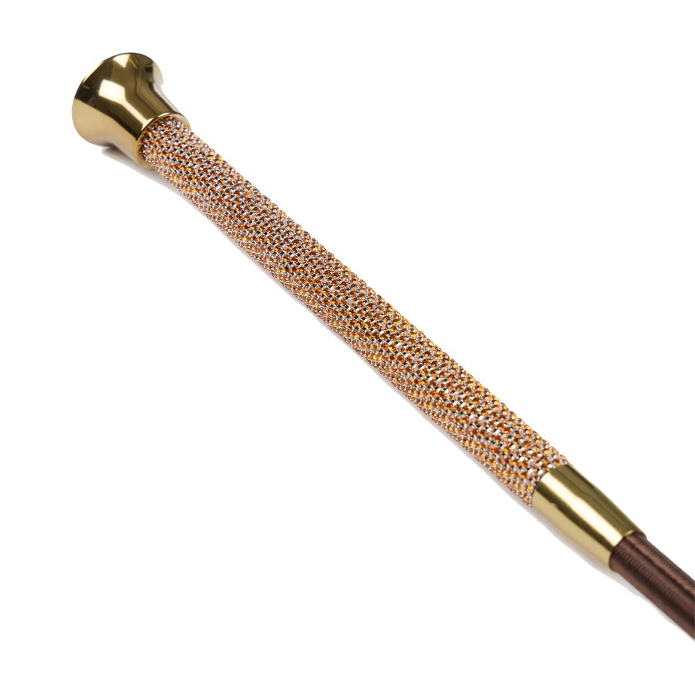 LeMieux LeMieux Brilliance Baton Whip in Espresso