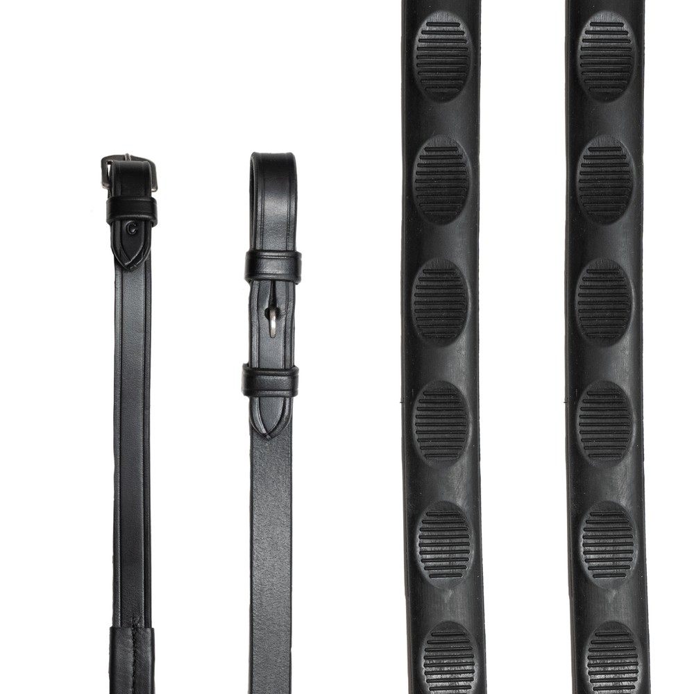 Houghton Country Houghton Country Thumb Grip Reins in Black