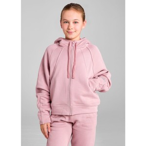 Aztec Diamond Aztec Diamond Young Rider Panel Half Zip Hoodie in Pink