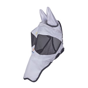 Shires Shires FlyGuard Pro Sun Shade Fly Mask with Ears & Nose in White