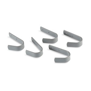 Shires Shires Stable Hooks (Pack 5) in Grey