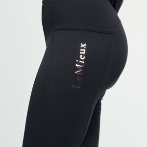 LeMieux LeMieux Young Rider Sparkle Orla Riding Tights in Black