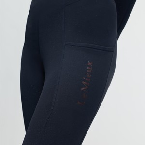 LeMieux LeMieux Young Rider Sparkle Orla Riding Tights in Navy