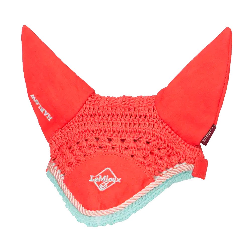 LeMieux LeMieux Harlow Hobby Horse Fly Hood in Coral Crush