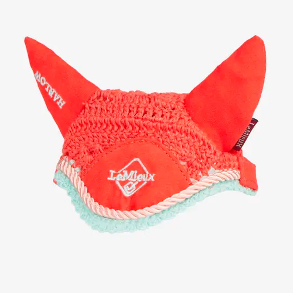 LeMieux LeMieux Harlow Toy Pony Fly Hood in Coral Crush