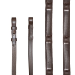 Houghton Country Houghton Country Precision Grip Reins in Havana