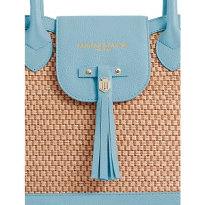 Fairfax & Favor Fairfax & Favour Windsor Basket Bag - Stockist Exclusive in Sky Blue Leather