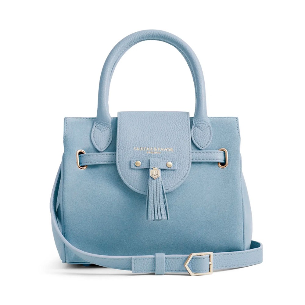 Fairfax & Favor Fairfax & Favor Mini Windsor Handbag in Sky Blue