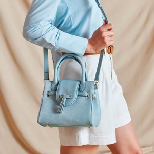 Fairfax & Favor Fairfax & Favor Mini Windsor Handbag in Sky Blue