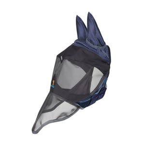Shires Shires FlyGuard Pro Deluxe Fly Mask with Ears & Nose in Navy