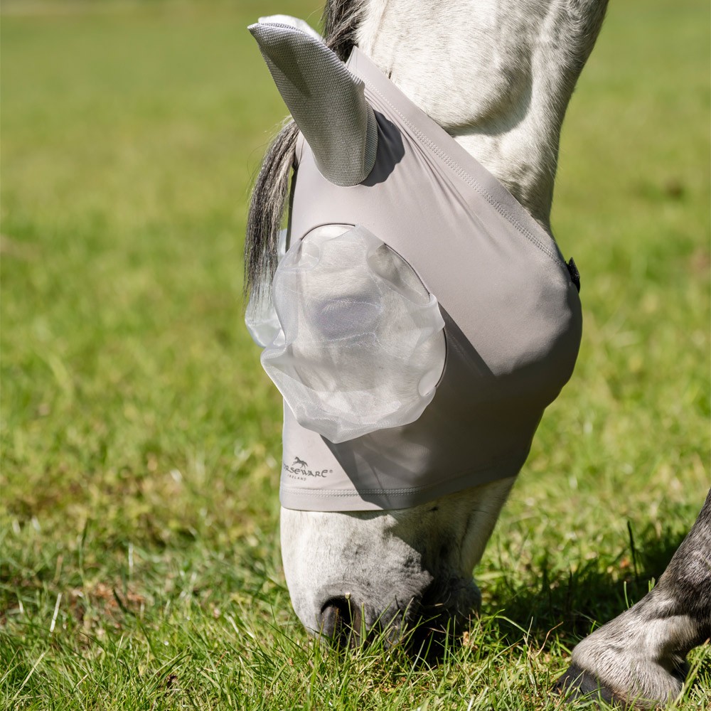 Horseware Defense Flymask Grey