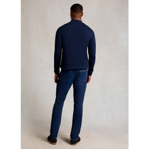 Holland Cooper Holland Cooper Mens Quarter Zip Knit in Ink Navy