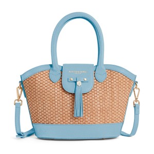 Fairfax & Favor Fairfax & Favor Mini Windsor Basket Bag in Sky Blue