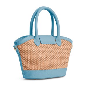 Fairfax & Favor Fairfax & Favor Mini Windsor Basket Bag in Sky Blue