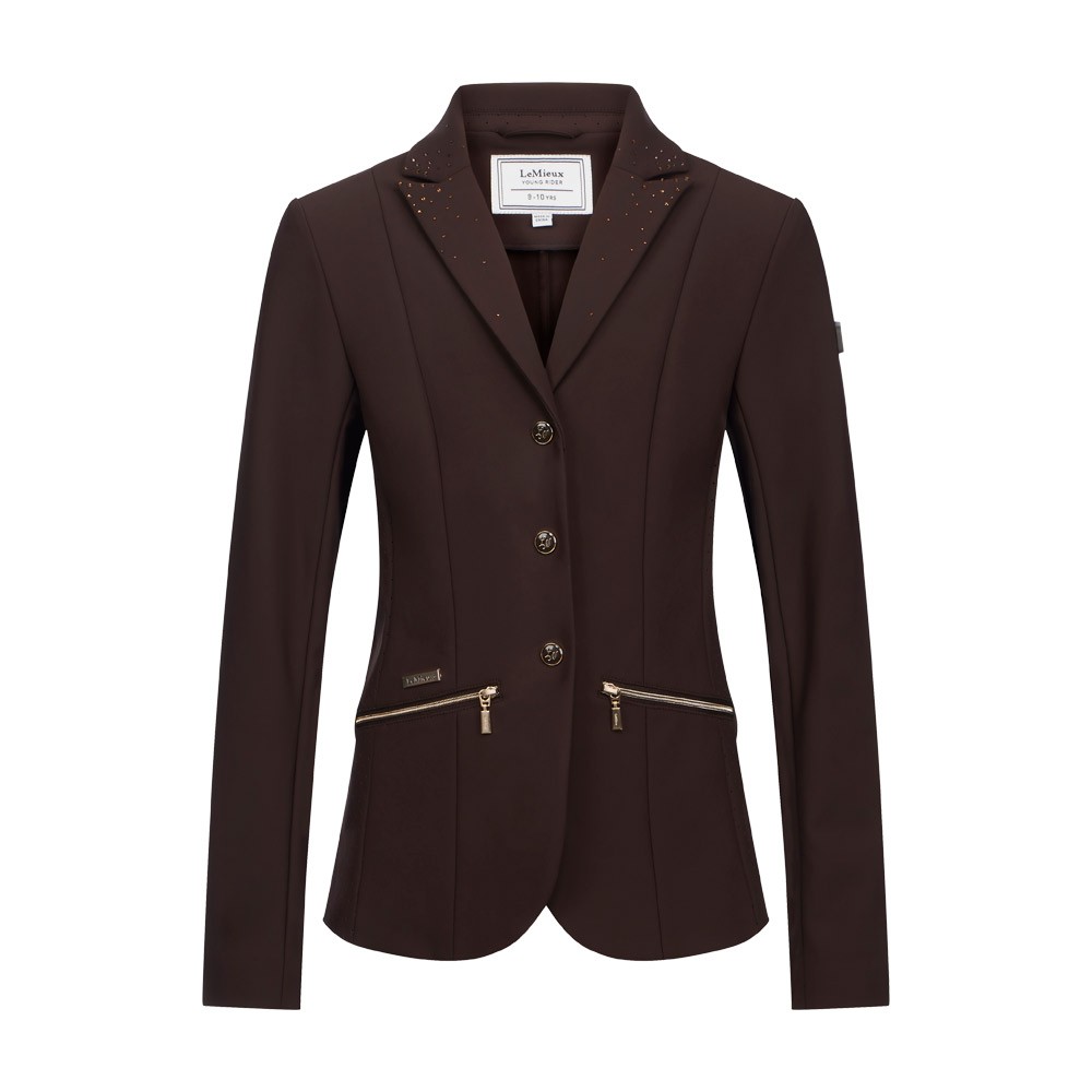 LeMieux LeMieux Brilliance Junior Pro Show Jacket in Espresso