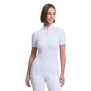 LeMieux LeMieux Brilliance Verity Short Sleeve Show Shirt in White