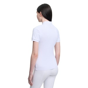 LeMieux LeMieux Brilliance Young Rider Livvy Short Sleeve Show Shirt in White