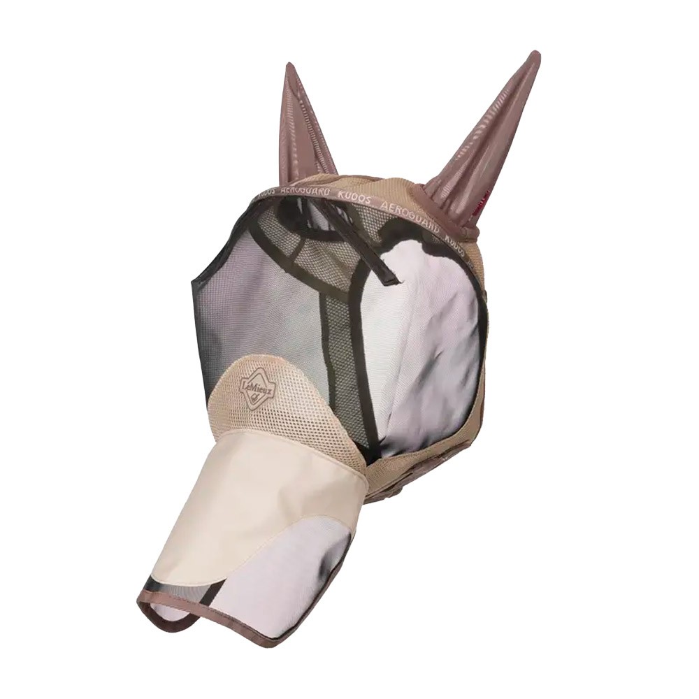 LeMieux Kudos AeroGuard Full Fly Mask Beige