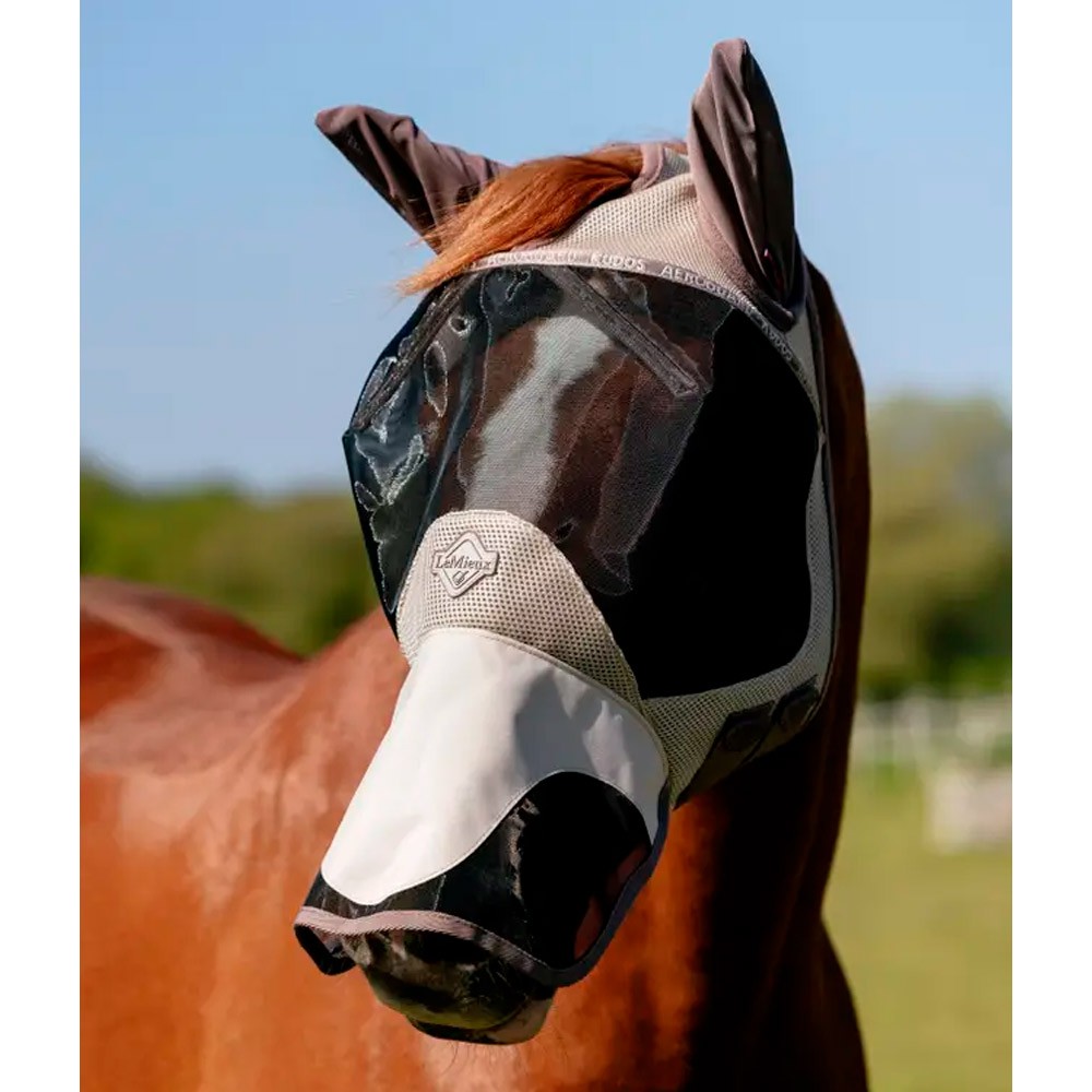 LeMieux Kudos AeroGuard Full Fly Mask Beige