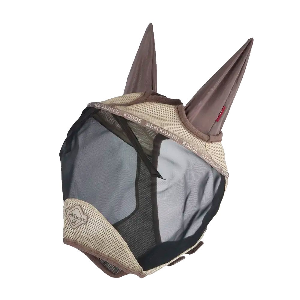 LeMieux Kudos AeroGuard Half Fly Mask Beige