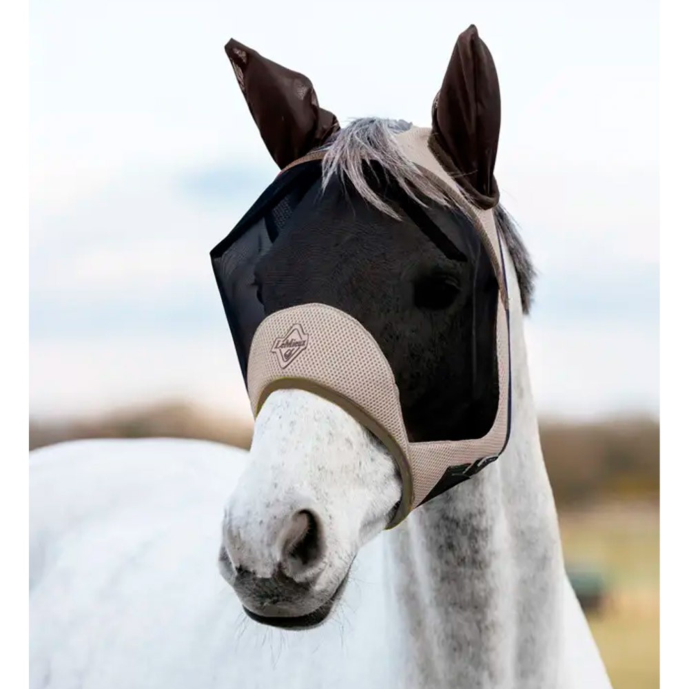 LeMieux Kudos AeroGuard Half Fly Mask Beige