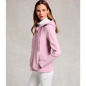 Holland Cooper Holland Cooper Chiltern Zip Hoodie in Dawn Pink