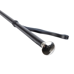 Shires Shires Leather Show Whip in Black