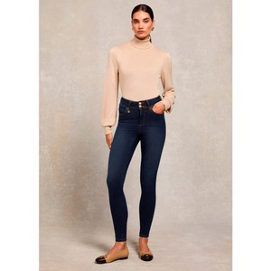 Holland Cooper Holland Cooper Contour Skinny Jean in Deep Indigo