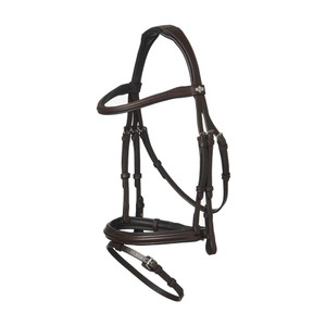 LeMieux LeMieux Arika Flash Bridle in Brown/Silver