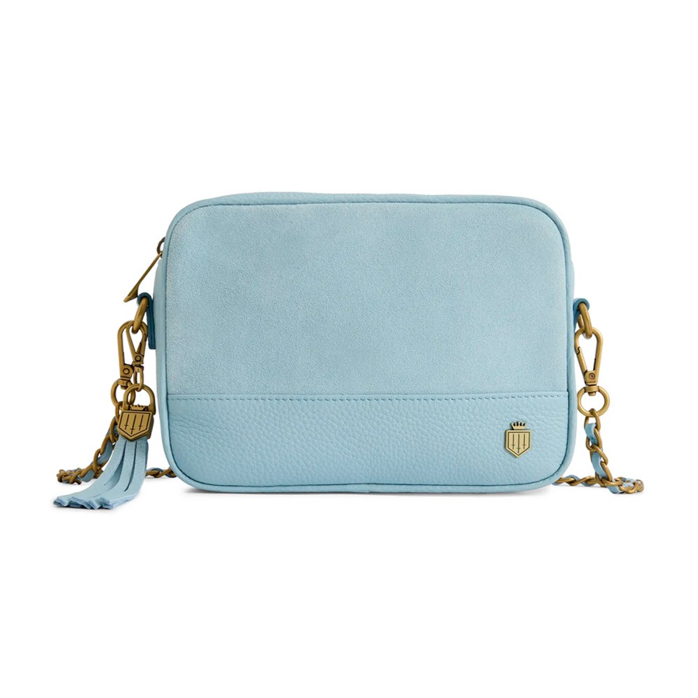 Fairfax & Favor Fairfax & Favor Finsbury Cross Body Bag in Sky Blue