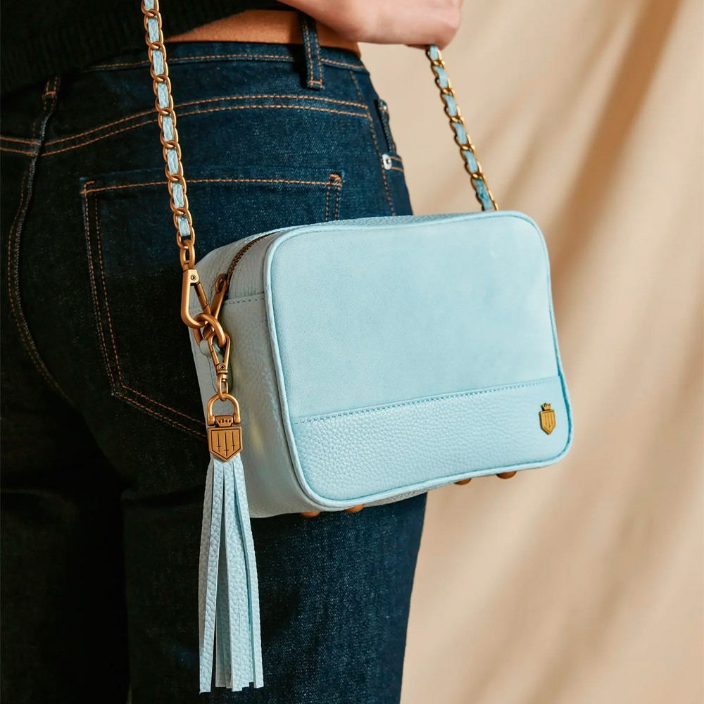 Fairfax & Favor Finsbury Cross Body Bag Blue