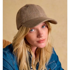Joules Joules Perry Baseball Cap in Natural Tweed