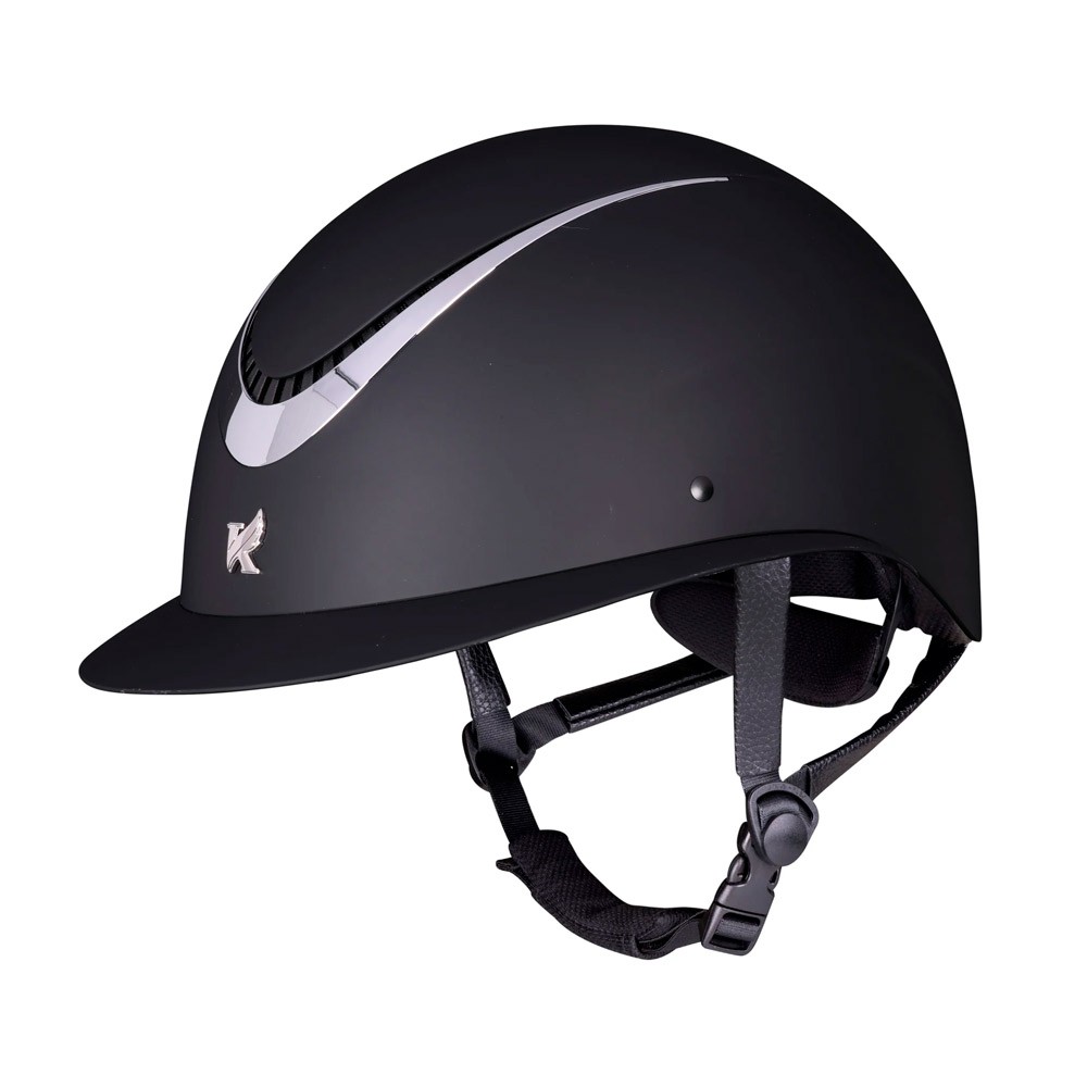 Shires Shires Karben Elisa Ellipse Riding Hat in Black/Silver