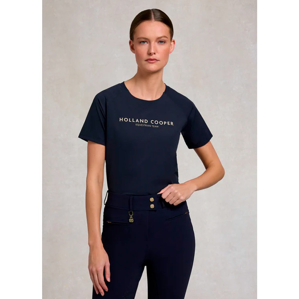 Holland Cooper Chiltern Crew Neck Tee Navy