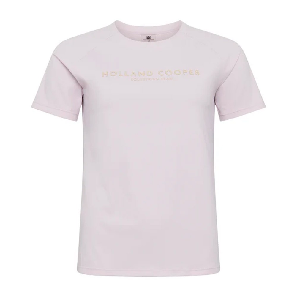 Holland Cooper Holland Cooper Chiltern Crew Neck Tee in Dawn Pink