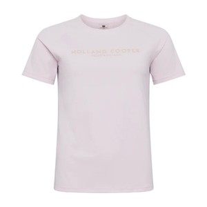 Holland Cooper Holland Cooper Chiltern Crew Neck Tee in Dawn Pink