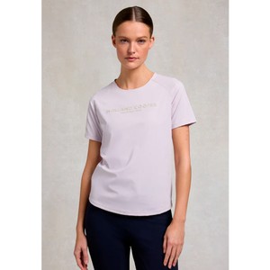 Holland Cooper Holland Cooper Chiltern Crew Neck Tee in Dawn Pink