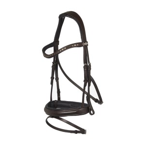 LeMieux LeMieux Arika Dressage Bridle in Brown/Silver