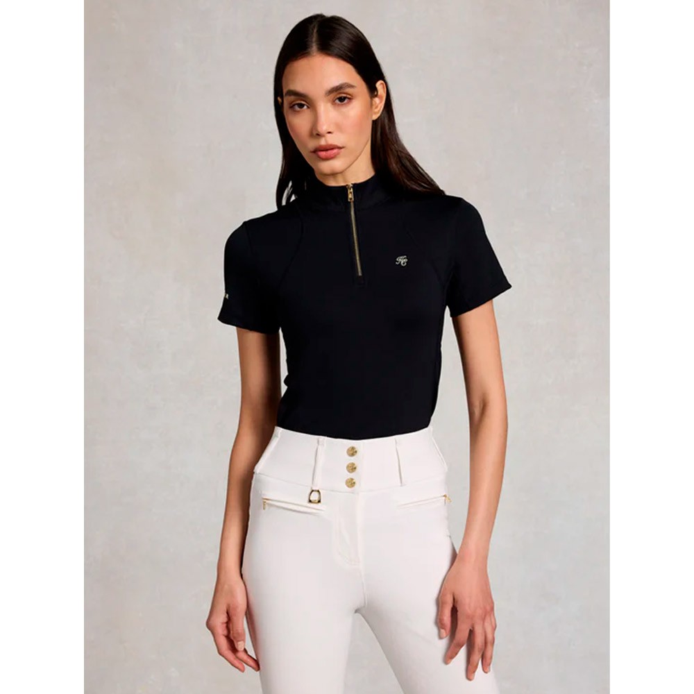 Holland Cooper Chiltern Short Sleeve Base Layer Black