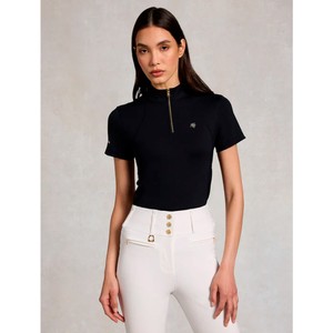 Holland Cooper Holland Cooper Chiltern Short Sleeve Base Layer in Black