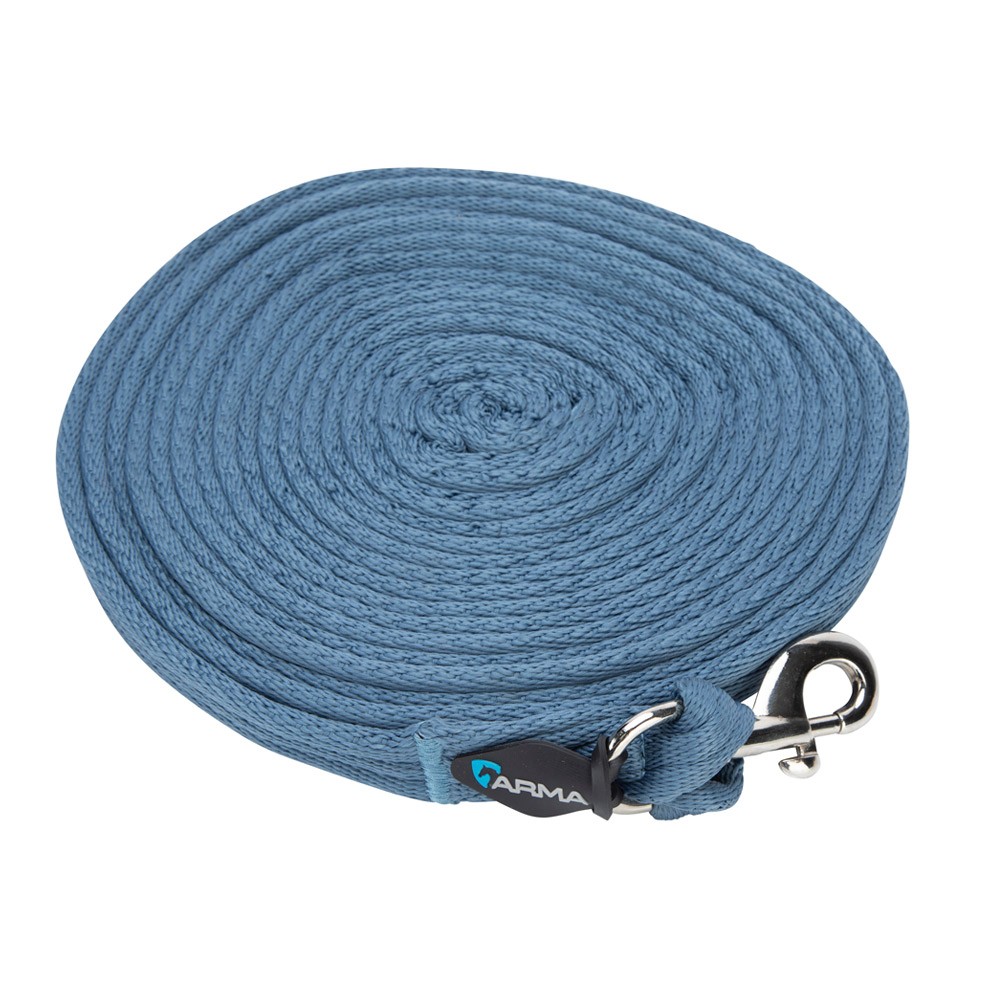 Shires Shires Cushion Web Lunge Line in Air Force Blue