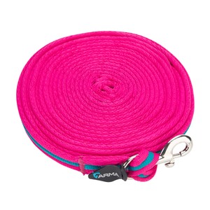 Shires Shires Cushion Web Lunge Line in Magenta/Dark Cyan